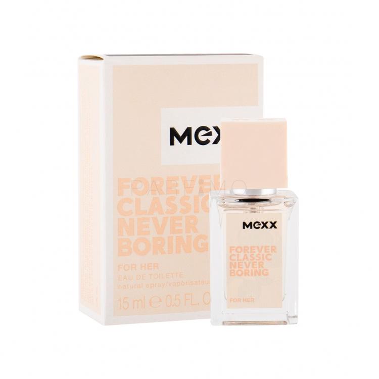 Mexx Forever Classic Never Boring Eau de Toilette nőknek 15 ml