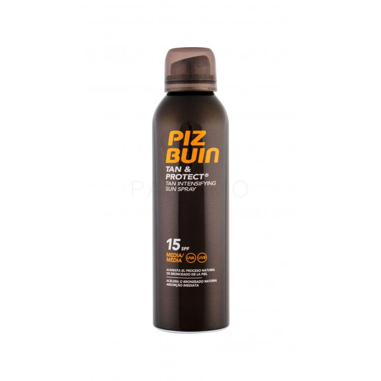 PIZ BUIN Tan &amp; Protect Tan Intensifying Sun Spray SPF15 Fényvédő készítmény testre 150 ml
