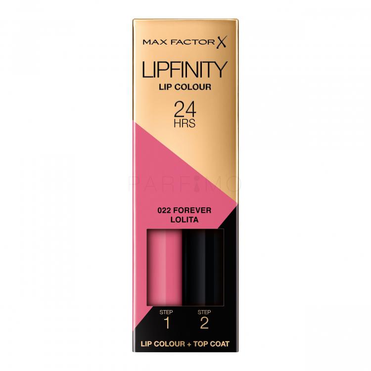 Max Factor Lipfinity 24HRS Lip Colour Rúzs nőknek 4,2 g Változat 022 Forever Lolita