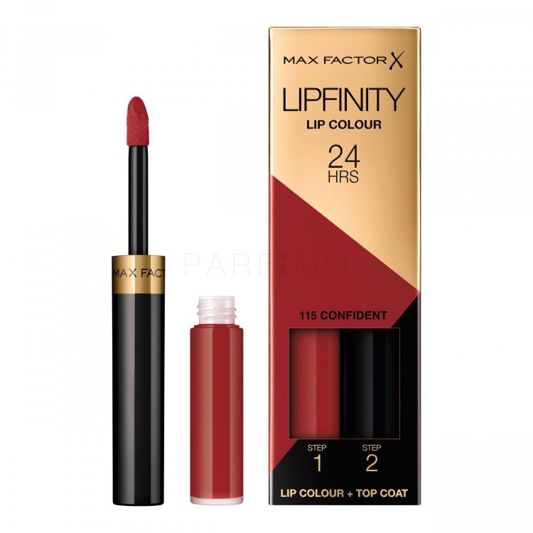 Max Factor Lipfinity 24HRS Lip Colour Rúzs nőknek 4,2 g Változat 115 Confident