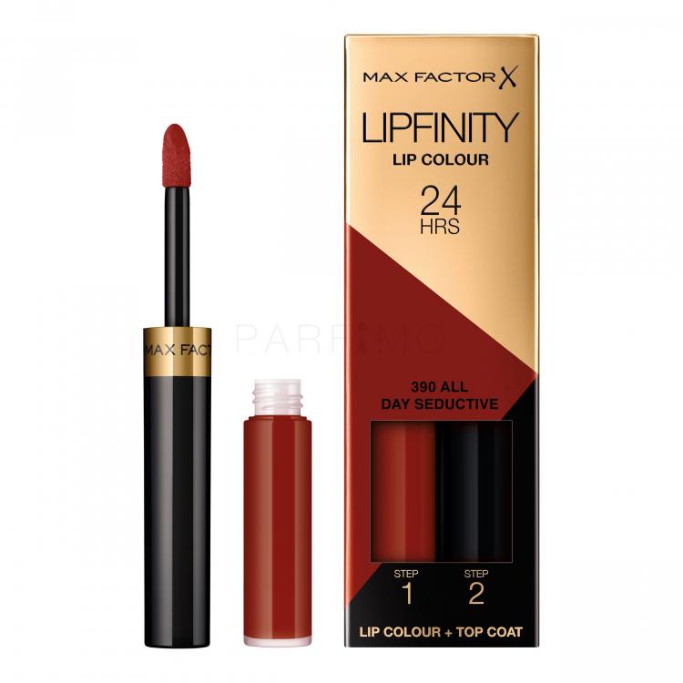 Max Factor Lipfinity 24HRS Lip Colour Rúzs nőknek 4,2 g Változat 390 All Day Seductive