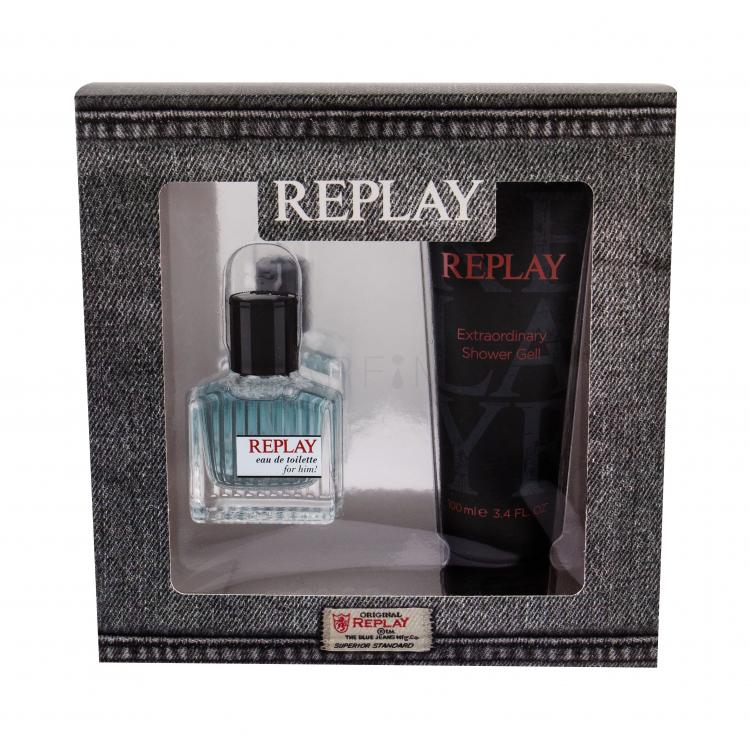 Replay Replay For Him Ajándékcsomagok Eau de Toilette 30 ml + tusfürdő 100 ml
