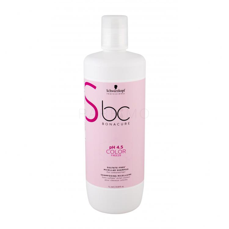 Schwarzkopf Professional BC Bonacure pH 4.5 Color Freeze Sulfate-Free Micellar Sampon nőknek 1000 ml