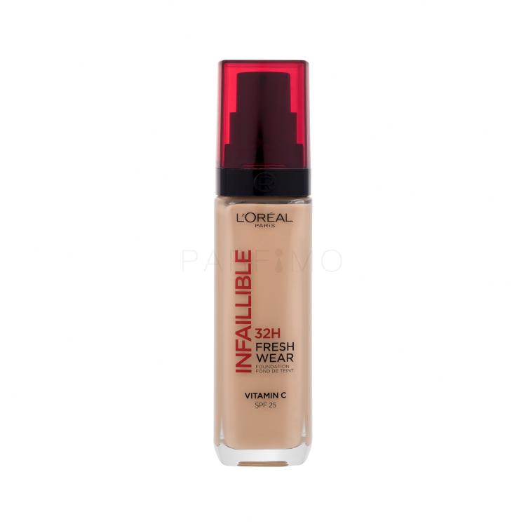 L&#039;Oréal Paris Infaillible 32H Fresh Wear SPF25 Alapozó nőknek 30 ml Változat 200 Warm