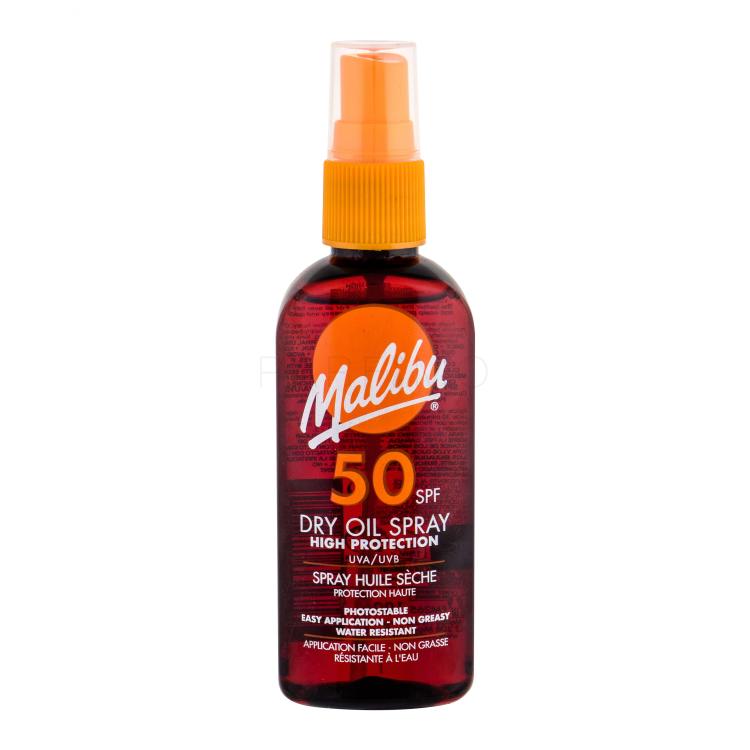 Malibu Dry Oil Spray SPF50 Fényvédő készítmény testre 100 ml