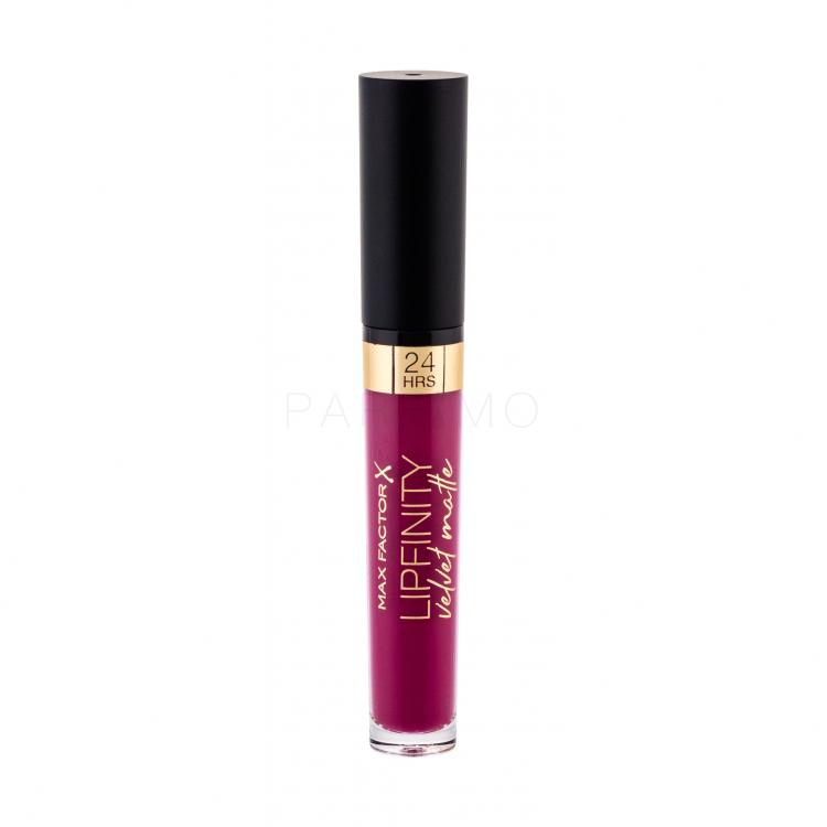 Max Factor Lipfinity Velvet Matte 24HRS Rúzs nőknek 3,5 ml Változat 005 Matte Merlot