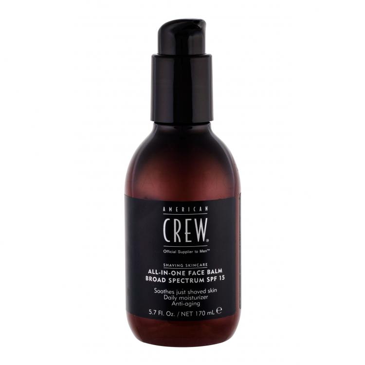 American Crew Shaving Skincare All-In-One Face Balm SPF15 Borotválkozás utáni balzsam férfiaknak 170 ml