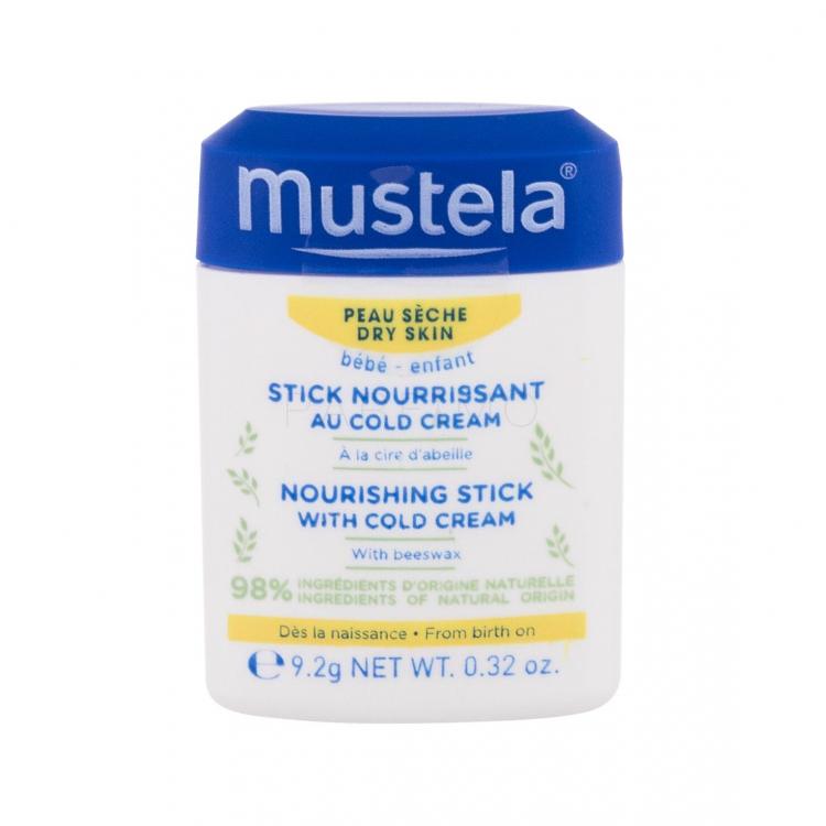 Mustela Bébé Nourishing Stick With Cold Cream Nappali arckrém gyermekeknek 10,1 ml