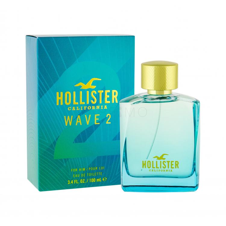 Hollister Wave 2 Eau de Toilette férfiaknak 100 ml