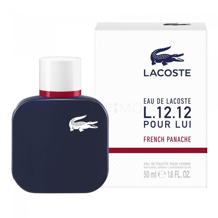 Lacoste Eau de Lacoste L.12.12 French Panache Eau de Toilette férfiaknak 50 ml