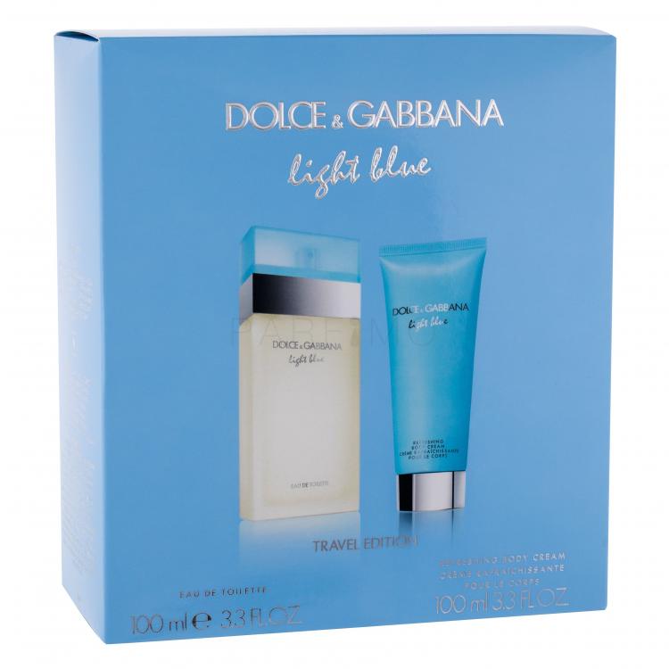 Dolce&amp;Gabbana Light Blue Ajándékcsomagok Eau de Toilette 100 ml + testápoló krém 100 ml
