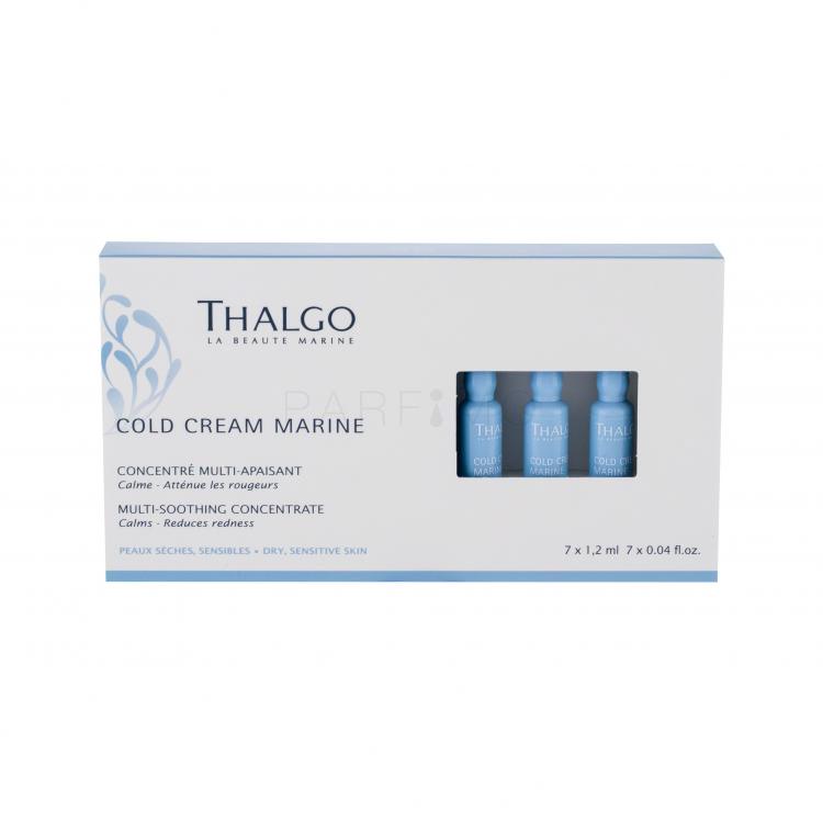 Thalgo Cold Cream Marine Multi-Soothing Arcszérum nőknek 7x1,2 ml