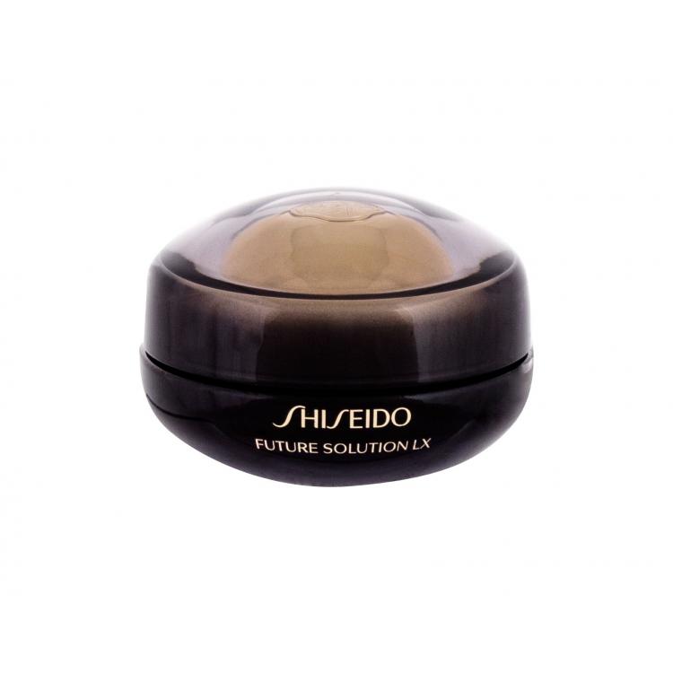 Shiseido Future Solution LX Eye And Lip Regenerating Cream Szemkörnyékápoló krém nőknek 17 ml teszter