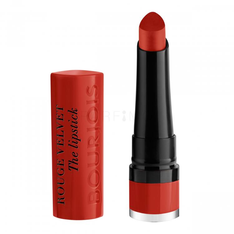 BOURJOIS Paris Rouge Velvet The Lipstick Rúzs nőknek 2,4 g Változat 21 Grande Roux