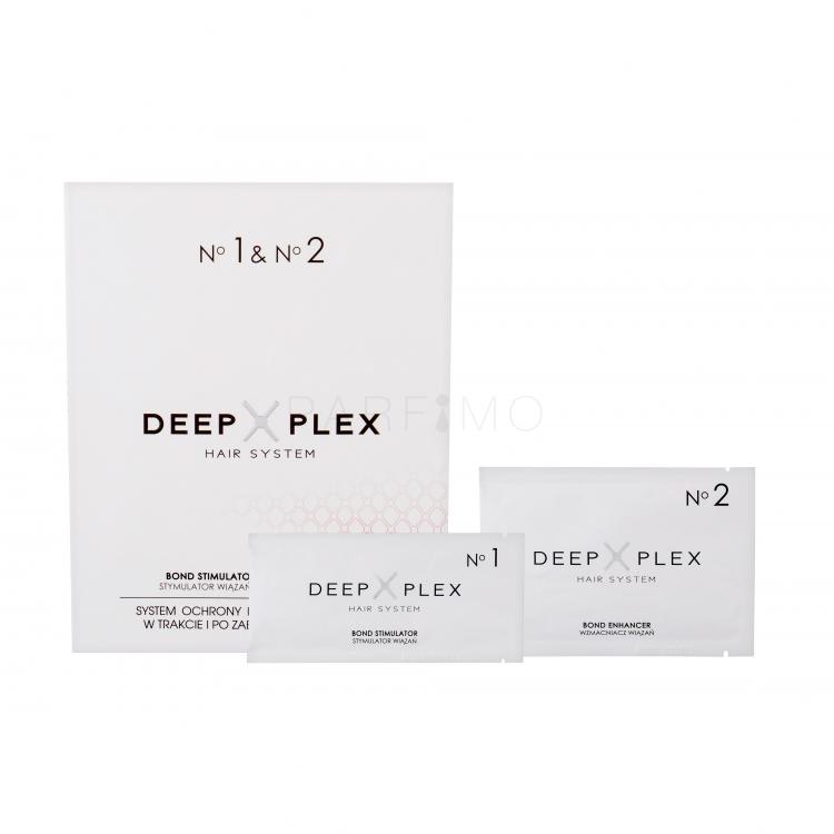 Stapiz Deep_Plex No. 1 &amp; No. 2 Ajándékcsomagok Bond Stimulator No. 1 hajstimulátor 6 ml + Bond Enhancer No. 2 hajerősítő készítmény 25 ml
