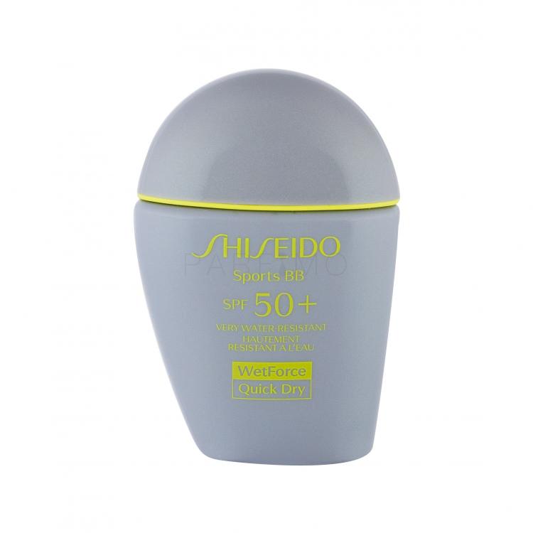 Shiseido Sports BB WetForce SPF50+ BB krém nőknek 30 ml Változat Medium Dark