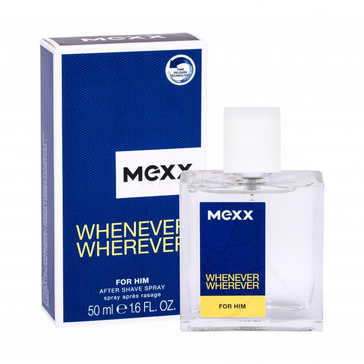 Mexx Whenever Wherever Borotválkozás utáni arcszesz férfiaknak 50 ml