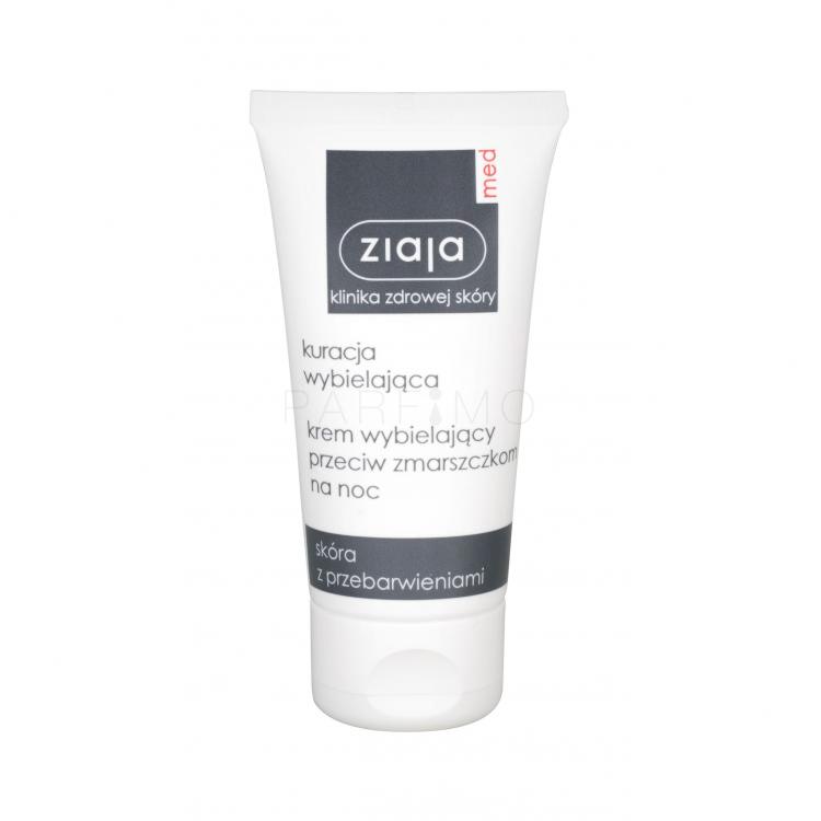 Ziaja Med Whitening Anti-Wrinkle Éjszakai arckrémek nőknek 50 ml