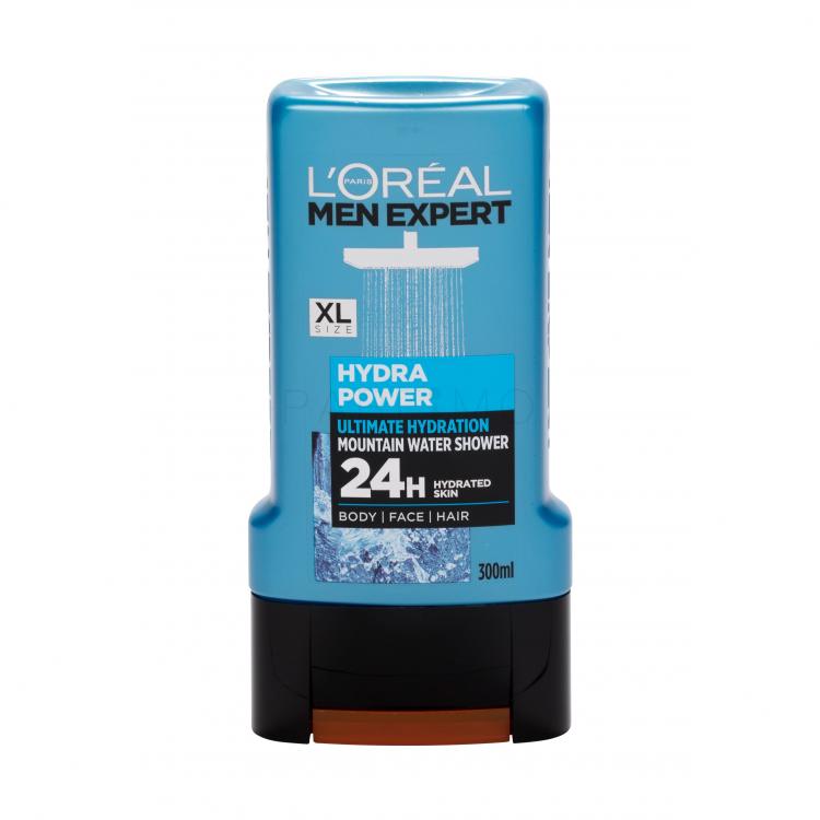L&#039;Oréal Paris Men Expert Hydra Power 24 H Tusfürdő férfiaknak 300 ml