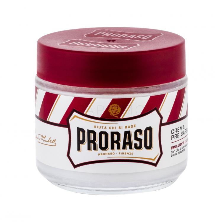PRORASO Red Pre-Shave Cream Borotválkozás előtti termék férfiaknak 100 ml