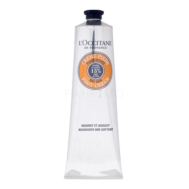 L&#039;Occitane Shea Butter Foot Cream Lábápoló krém nőknek 150 ml